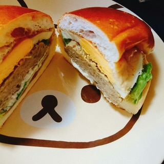 手作りハンバーガー